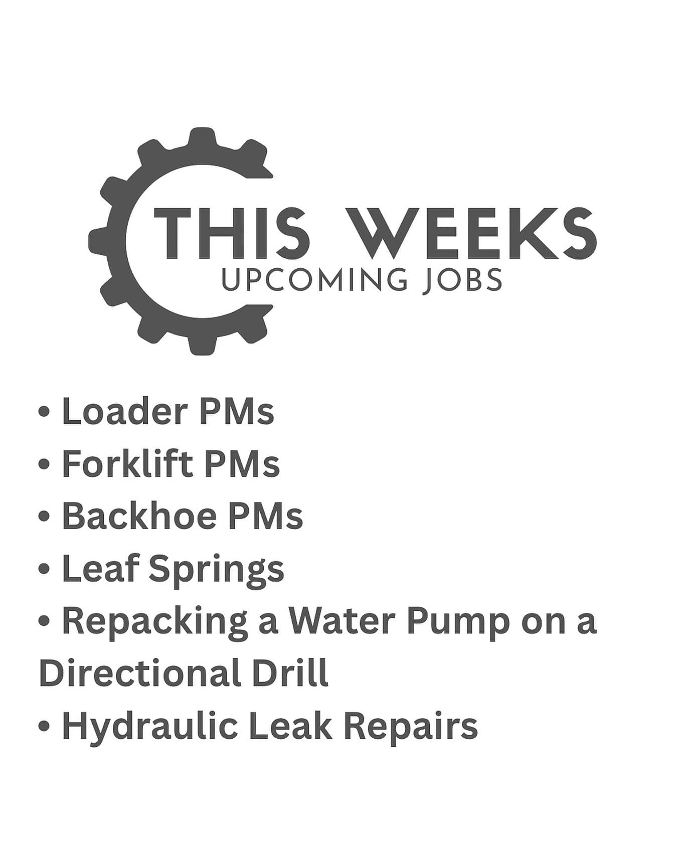 Field service at your jobsite – Field service